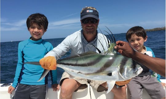 Fishing Charter on the Rhino Charger Boat in Tamarindo