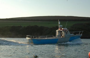 Charter 33' Fishing Boat In Cornwall