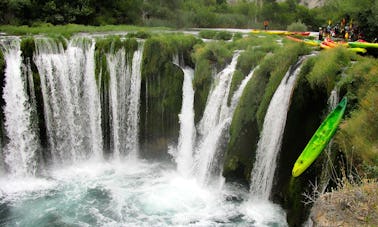 Kayaking on the River Mrežnica, Croatia