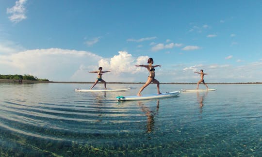 Stand Up Paddle Yoga In Los Pargos