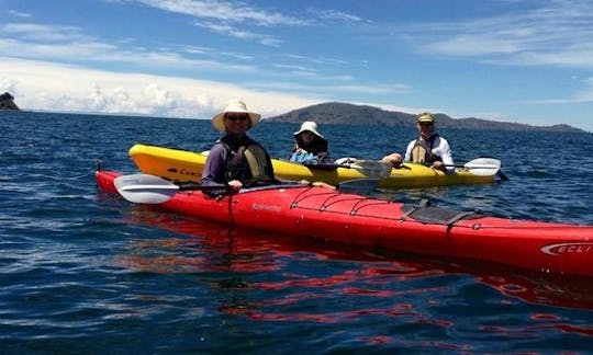 Kayak Tours in the Lake Titicaca, Peru