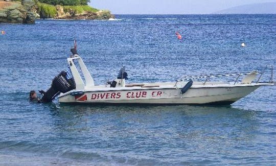 Diving Trips on a Speed Boat in Heraklion, Greece