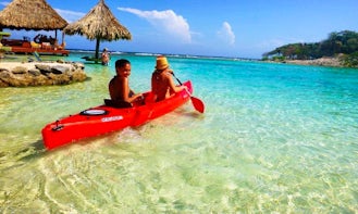 Beach Day & Kayaking in Bay Islands, Honduras