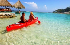 Beach Day & Kayaking in Bay Islands, Honduras