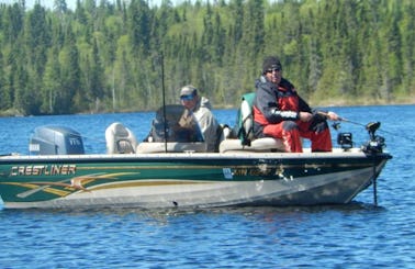 Bass Boat Fishing Charter in Ontario, Canada