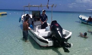 Viagem particular de mergulho com snorkel de barco em Coxen Hole, Honduras