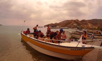 27ft Bass Boat Charter in Taganga, Colombia