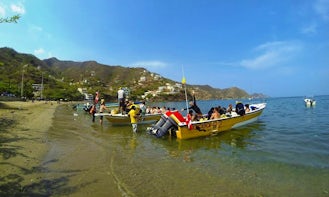 15ft Bass Boat Charter in Taganga, Colombia