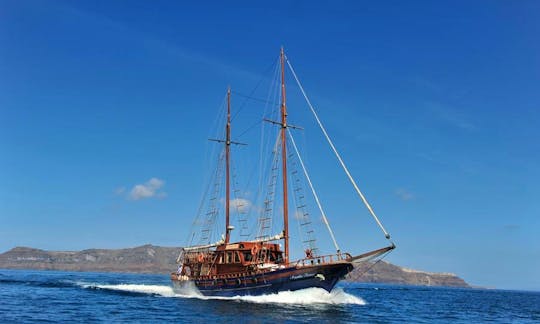Sailing Tour to Caldera aboard 72' Gorgeous Greek Sailing Gulet