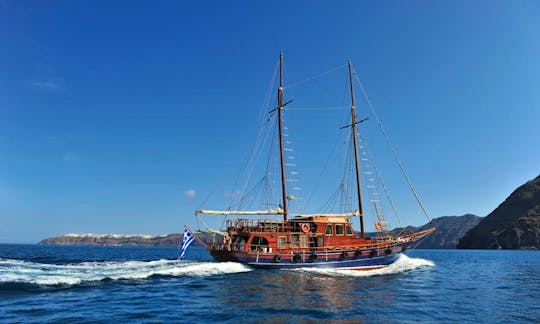 Sailing Tour to Caldera aboard 72' Gorgeous Greek Sailing Gulet