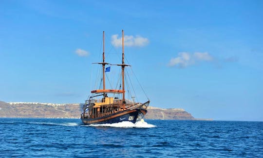 Volcanic Islands Excursion aboard 56' Gulet Sailing Gulet from Fira, Greece