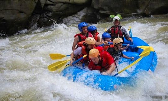 River Rafting on Pucuare River, Costa Rica