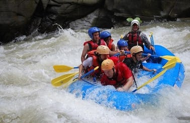 River Rafting on Pucuare River, Costa Rica