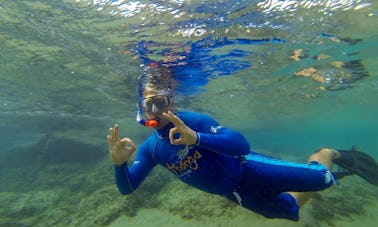 Buceo en el lago Sibaya, en África