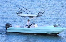26' Center Console "Reel Time" Fishing Charter in Drake Bay, Costa Rica