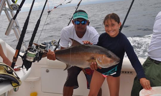 26' Center Console "Reel Time" Fishing Charter in Drake Bay, Costa Rica