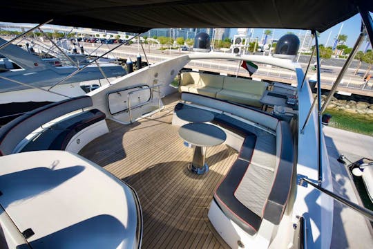 Luxury 90ft Yacht for 50 guest in Dubai Marina