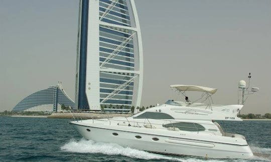 50ft Dubai Marine Motor Yacht Rental in Dubai, UAE