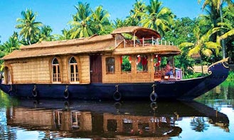 Book One Amazing Night aboard 2 Person Houseboat in Kerala, India