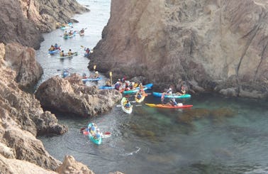 Guided Kayak Trips in Cabo de Gata