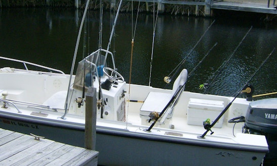 Key Largo Fishing Charter On Mako 20 Open Fisherman Boat With Captain Bob