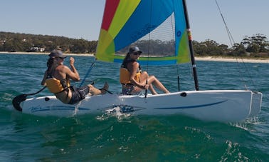 Location de catamaran de plage et de planche à voile sur la plage de Playa Blanca