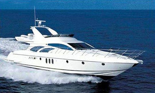 Rental motor yacht Azimut 68 fly / 8 Guets/ 4 cabons - Athens, Greece