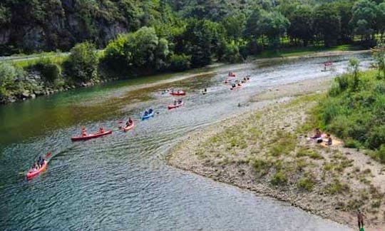 Canoe Descending Tours in the Sella, Spain