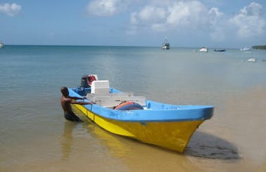 Dive Boat on Corn Island