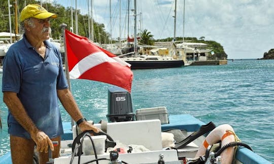 Scuba & Snorkel Dive Boat In Antigua