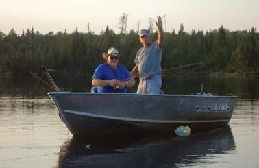Jon Boat Walleye Fishing Trips in Fort Frances