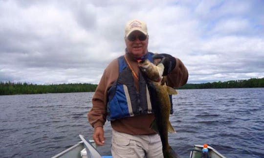 Jon Boat Walleye Fishing Trips in Fort Frances
