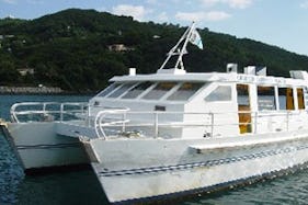 Power Catamaran "Blue Planet" Charter in Deshaies, Guadeloupe