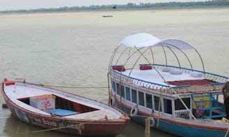 Explore Varanasi, India on this Bowrider Boat!