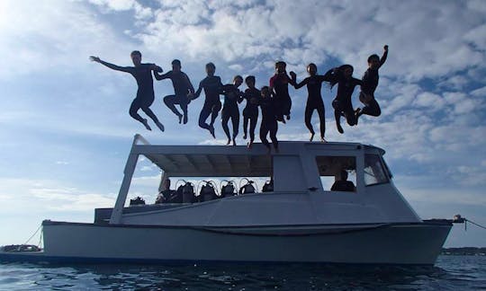 Passenger Boat Diving Charter in Sandy Bay, Honduras