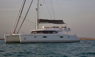Captained Charter On "Magec" Victoria 67 Sailing Catamaran In Balearic Islands