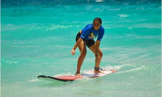 Surfing Lesson In Dominican Republic