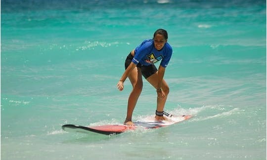 Surfing Lesson In Dominican Republic