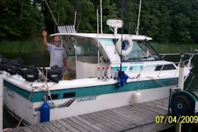 28' Baha Cruiser Lake Ontario Salmon Fishing Charter