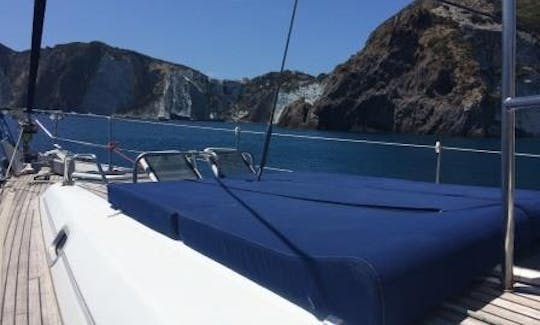 Sailing the beauty of Aeolian islands in relax -Sicily -  Italy - on a 50 feet