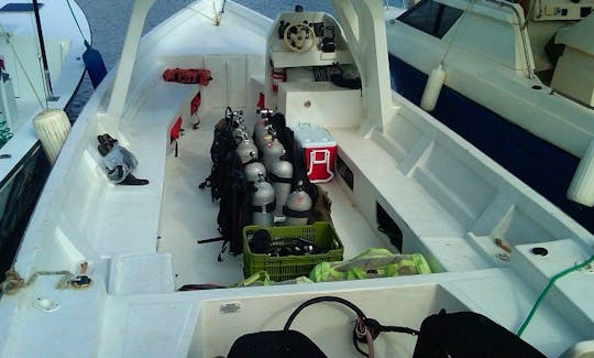 32' Passenger Boat "Santo Angel" Diving Charter in Porlamar, Venezuela