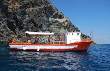 Passenger Boat Diving Charter in Pantelleria, Italy