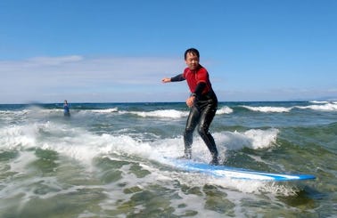 Surfing  in Onna-son