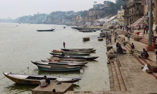 Morning Boat Ride in Varanasi, India