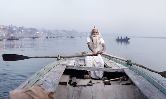 Morning Boat Ride in Varanasi, India