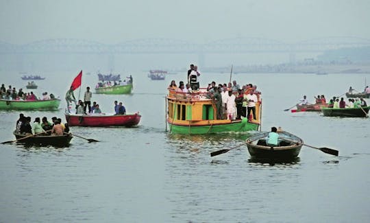 Morning Boat Ride in Varanasi, India