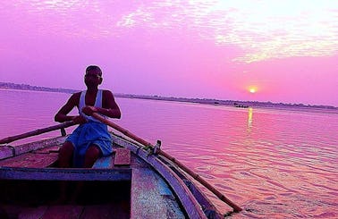 Morning Boat Ride in Varanasi, India