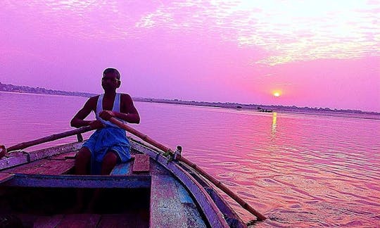 Morning Boat Ride in Varanasi, India