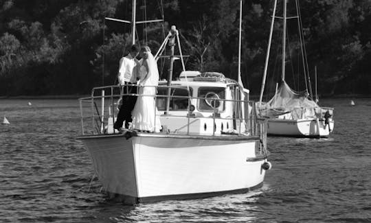 40' Vlaming Luxury Historic Wooden Boat Charter in East Fremantle