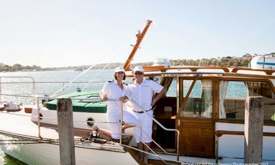40' Vlaming Luxury Historic Wooden Boat Charter in East Fremantle